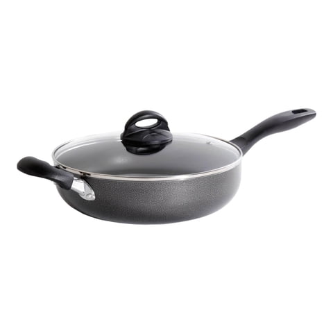 Oster Sartén Wok Antiadherente Con Tapa Y Manilla 26 Cm