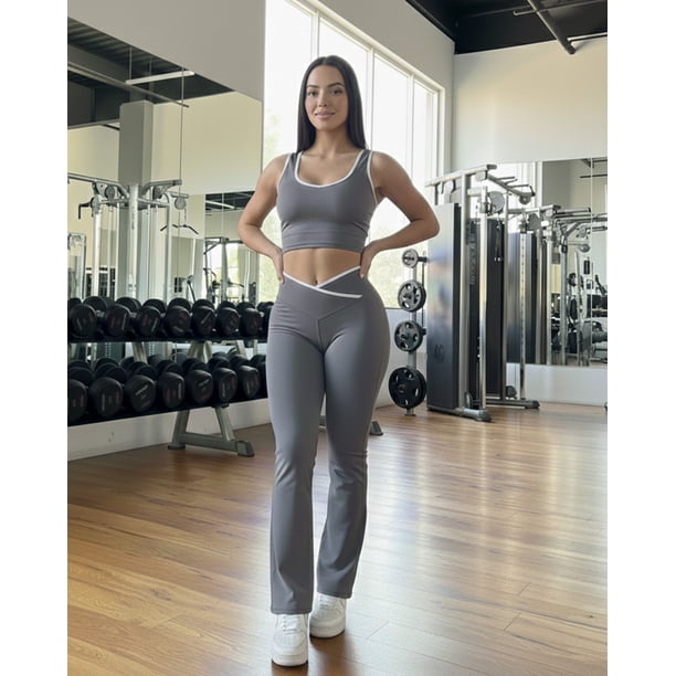 Conjunto Deportivo Mujer Calza Flare Lúmina Sport