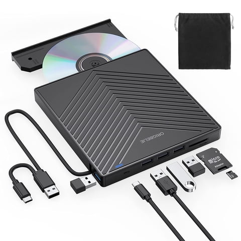 Unidad Externa De Cd Dvd Origbelie Ultra Slim Usb 3.0
