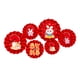 thumbnail image 3 of Decoración China Adhesivo De Pared Calcomanías Papel Flores Ventilador Para Dormitorio Decoración Estilo E, 3 of 3