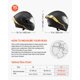 thumbnail image 2 of Casco de Moto VEVOR XL Aprobado DOT y ECE, 2 of 9