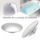 thumbnail image 3 of 2 tapones de desagüe para lavabo de baño de latón cromado pulido con perno de cierre tipo clic emergente para lavabo de baño, 3 of 6