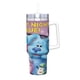 thumbnail image 2 of Pistas de Blue Vaso aislado de acero inoxidable con asa, diseño temático, regalo para familia, amigos y fans; incluye pajita y encaja en el portavasos estándar, 40 oz, 2 of 6