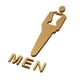 thumbnail image 1 of Letrero De Inodoro, Tablero Autoadhesivo, Decoración De Ba?o Masculina Y Femenina, Fácil De Instalar, Letrero De WC Macho L, 1 of 5