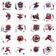 thumbnail image 1 of Tatuajes temporales standhustle 60 unidades impermeables para niños, 1 of 6