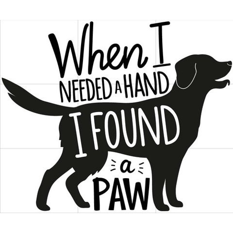 Rienda Libre Graphics - Decomural Cuando Necesitaba Una Mano Encontré Una Ws-80054