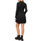thumbnail image 3 of INSPIRE CHIC Vestido Suéter Plisado para Mujer Casual de Manga Larga Camiseta de Punto XL Negro, 3 of 6