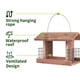 thumbnail image 5 of Comedero para aves Solution4Patio de cedro estadounidense, a prueba de ardillas, 5 of 9