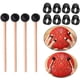 thumbnail image 2 of Tambor de lengüeta de acero de 8 piezas, fundas para dedos, handpan con 4 baquetas etéreas, kit de instrumentos de percusión, 2 of 7