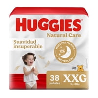 Pañales Natural Care Xxg 38 Un Huggies