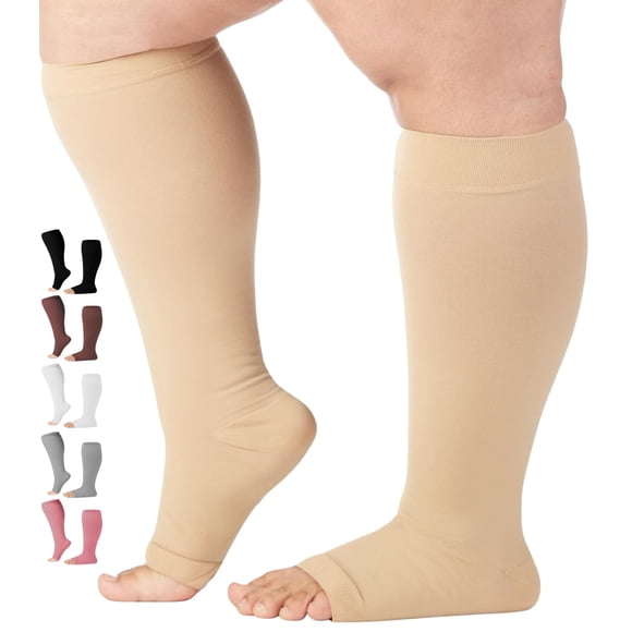 Calcetines de compresión Mojo AB211 20-30 mmHg Medical Beige 3XL