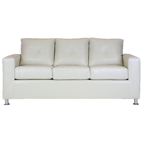 Muebles Altiro - Sofá Asiria 3 Cuerpos - Cuero Sintetico Pu Beige
