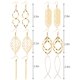 thumbnail image 4 of Juego de 6 pares de pendientes colgantes FUNEIA, 4 of 9