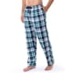 thumbnail image 5 of Pantalón para dormir IZOD de polirayón teñido en hilo azul marino y verde a cuadros, 5 of 5