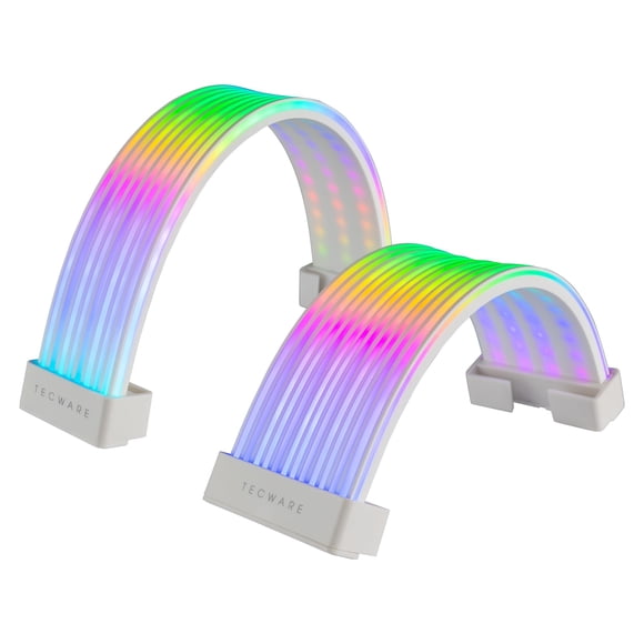 Kit de cubiertas de cable de extensión para fuente de alimentación TECWARE Flex RGB con tira LED