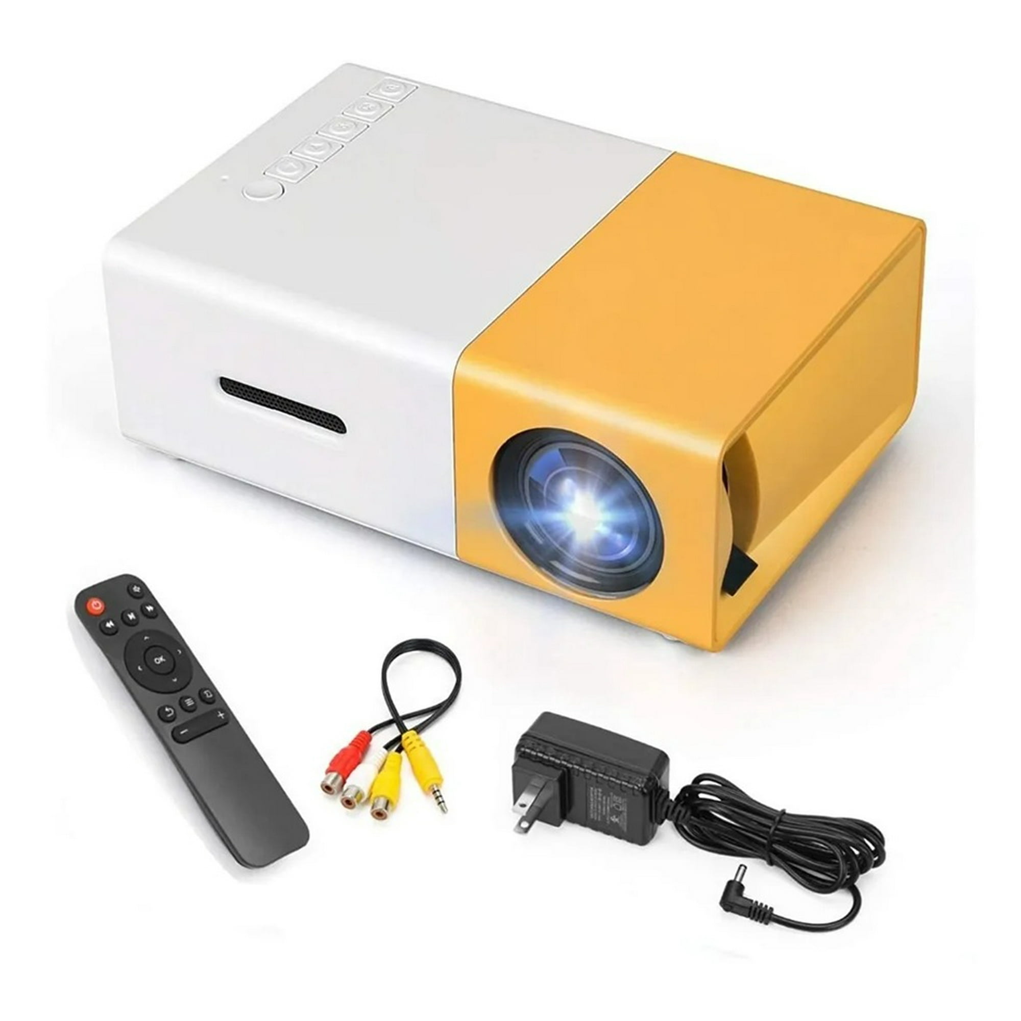 Genérico - Mini Proyector Led Hd Portátil Av Hdmi Lcd + Control Remoto