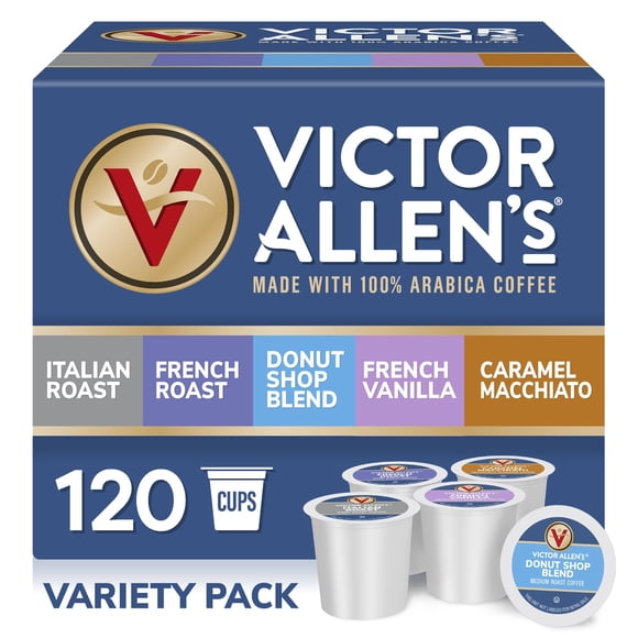 Paquete variado de café Victor Allen's 120 cápsulas para Keurig