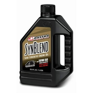 Genérico - Aceite Moto Y Cuatriciclos 20W 50 Semi Sintético Máxima 1L Negro