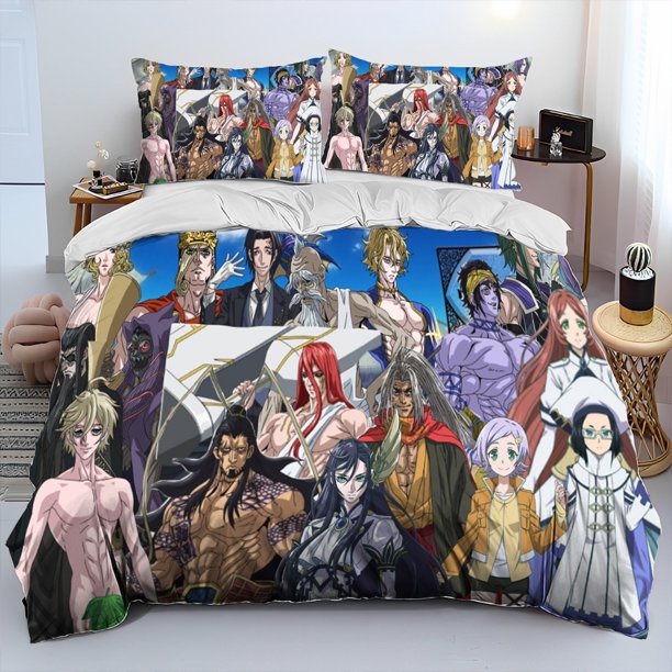 Anime Record of Ragnarok Comforter Bedding Set Duvet Cover Bed Set Quilt Cover Pillowcase Bedding Set Bed Sheets