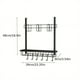thumbnail image 4 of 1pc Nali-free Kitchen Refrigerator Storage Rack, Side Door Storage Hanging Rack, Stainless Steel Wall-mounted Side Hook, Kitchen Utensil Rack, Cooking Rack, Kitchen Utensil, 4 of 4
