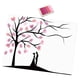 thumbnail image 2 of Lienzo Con Diseño De árbol De Huellas Dactilares, Manualidades Versátiles, Cumpleaños, Bodas, Materiales De Arte, Bricolaje, Rosa, 2 of 5