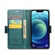 thumbnail image 4 of CaseMe tipo cartera iPhone 12/12 Pro con cierre magnético, RFID, tarjetero, soporte, carga inalámbrica, 4 of 5