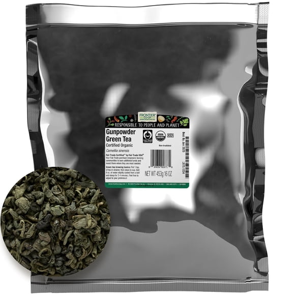 Té Verde Gunpowder Orgánico Frontier Co-op 453g