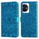 thumbnail image 1 of Funda tipo cartera FOXDOCK para Honor 100 , diseño girasol en relieve, cuero PU, cierre magnético, soporte y tarjetero, 1 of 5