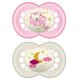 thumbnail image 1 of 2 Chupetes Nocturnos Silicona SkinSoft MAM Original Night 6m+ Rosa Brillante, 1 of 3