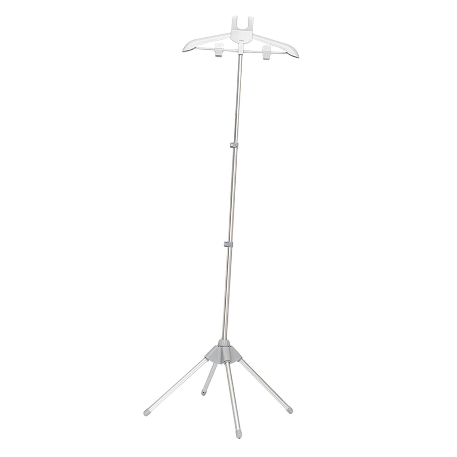Magideal - Colgador De Soporte Para Máquina De Planchar De Mano Fácil De Usar Accesorios Para Ahorrar Espacio Altura Ajustable Práctica De Metal Retráctil De Pie Gris