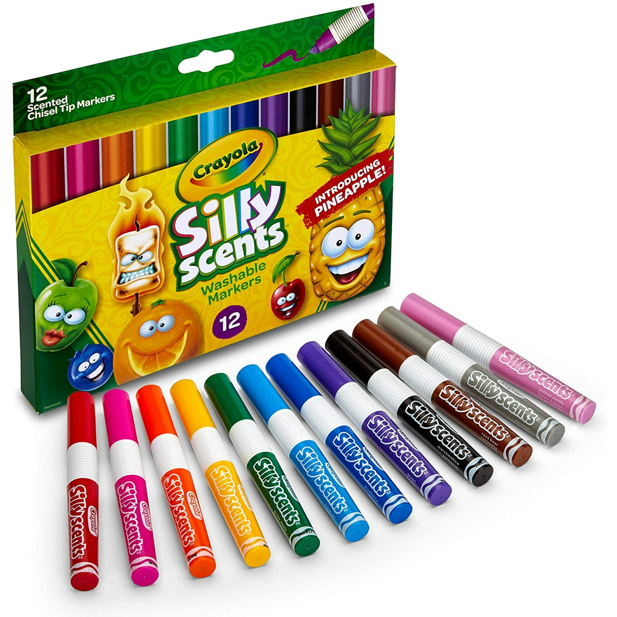 Marcadores Perfumados Crayola Silly Scents 12 Count