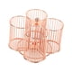 thumbnail image 3 of Soporte De Almacenamiento De Escritorio, Estantes De Cubiertos Portátiles Para Condimentos De Encimera Del Hogar, Oro Rosa, 3 of 3