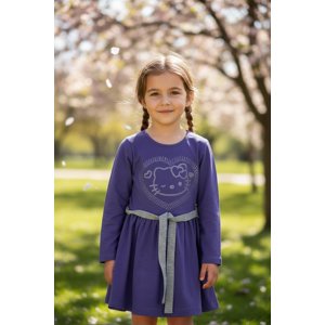 Vestido Niña Hello Kitty Violeta 3
