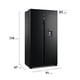 thumbnail image 2 of Refrigerador Fensa 525L No Frost Side By Side SFX530B Negro, 2 of 10