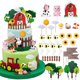 thumbnail image 1 of Decoración para tartas RASSLISA, diseño de animales de granja, 30 unidades, 1 of 6