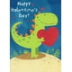 thumbnail image 1 of Tarjeta de San Valentín con Dinosaurio 13x18 cm de Sellers Publishing, 1 of 2
