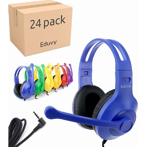 Auriculares Eduvy Spired con micrófono para el aula (24)