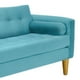 thumbnail image 4 of Sofa Retro 3cg Felpa 01 Turquesa, 4 of 6