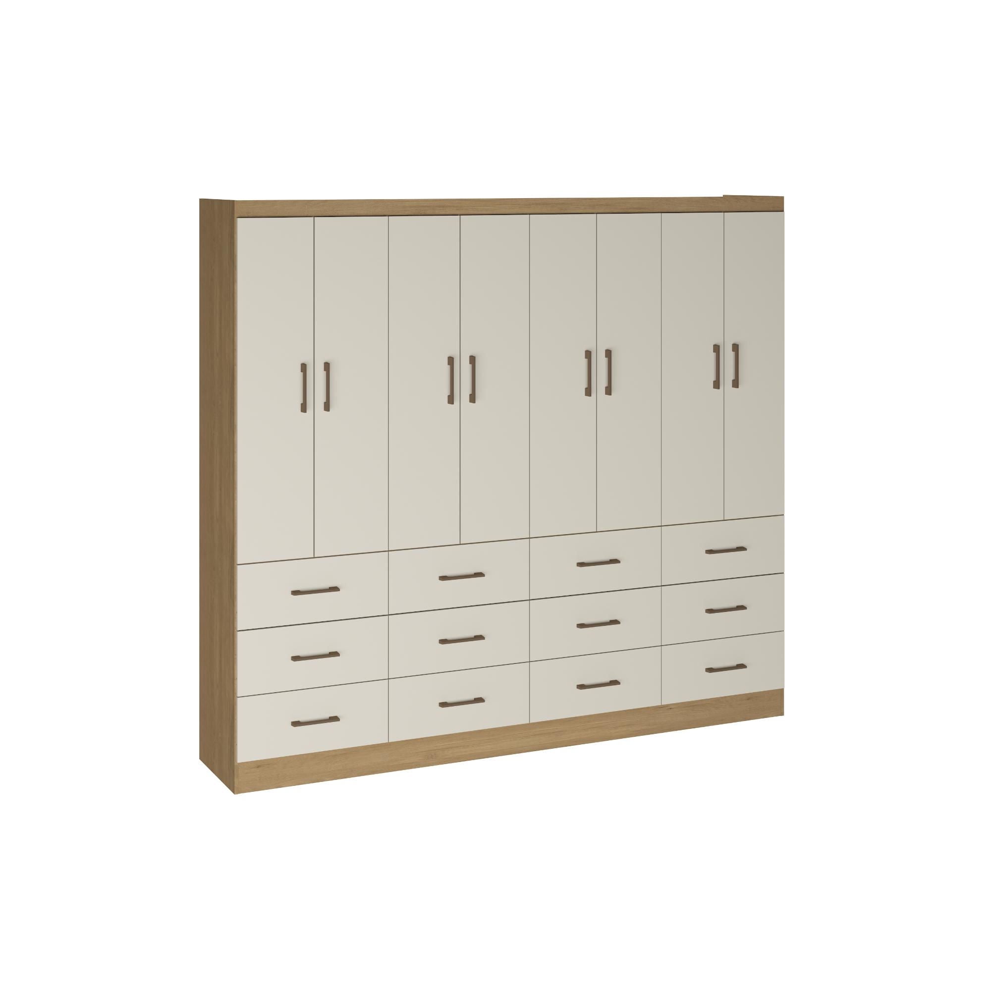Exit - Clóset Dakar 8 Puertas 12 Cajones Champagne Roble