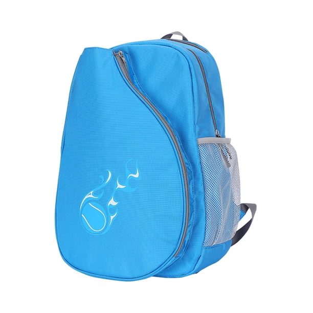 Bolsa de raqueta de tenis Almacenamiento Cremallera Bolsa de transporte Pickleball Paletas Mochila para Mujeres Hombres Deportes al aire libre, Bádmin , Azul
