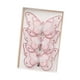 thumbnail image 4 of 3x Adornos De Mariposas Para árbol De Navidad, Para Festivales, Coronas, Salas De Estar, Color Rosa Claro, 4 of 5