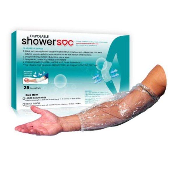 Cubierta de ducha desechable DISPOSE SHOWERSOC PICC Line