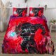 thumbnail image 2 of Kaiju No.8 Face on print Soft Bed Set Lightweight 3 Pieces Bedding Sets for All Season Comforter Set Easy Care, 2 of 5
