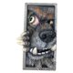 thumbnail image 5 of Monstruo Sujetalibros Asomando En Estantería Escultura Decoración De Halloween Negro Gris, 5 of 5