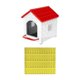 thumbnail image 5 of Cajas Nido Para Gallinas, Resistentes, Fáciles De Limpiar, Para Gallinas Ponedoras, Para Patos, Color Rojo, Con Tapete, 5 of 5