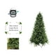 thumbnail image 1 of Arbol de Navidad 150cm Hojas Ramas Bicolor Suave verde, 1 of 3