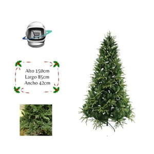 Bigbamspace - Arbol De Navidad 150Cm Hojas Ramas Bicolor Suave Verde