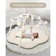 thumbnail image 4 of Alfombra de juego suihuuooo 96 × 92 cm Gimnasio para bebé con 5 juguetes – Beige, 4 of 6