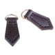 thumbnail image 3 of 2 piezas de cuero con cremallera etiquetas Fixer Pull Replacement DIY Wallet Purse Bag Coffee, 3 of 5