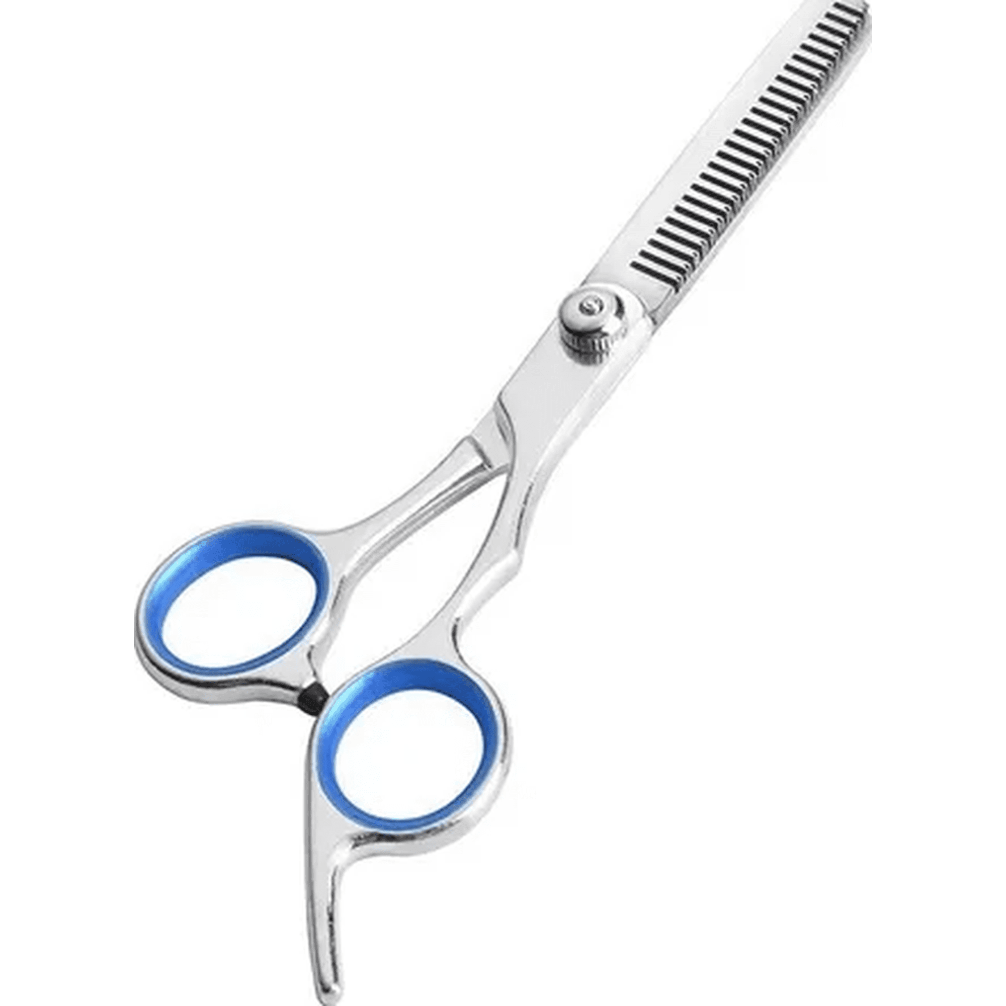 Genérico - Tijera Corte Pelo Profesional Entresacadora Color Azul